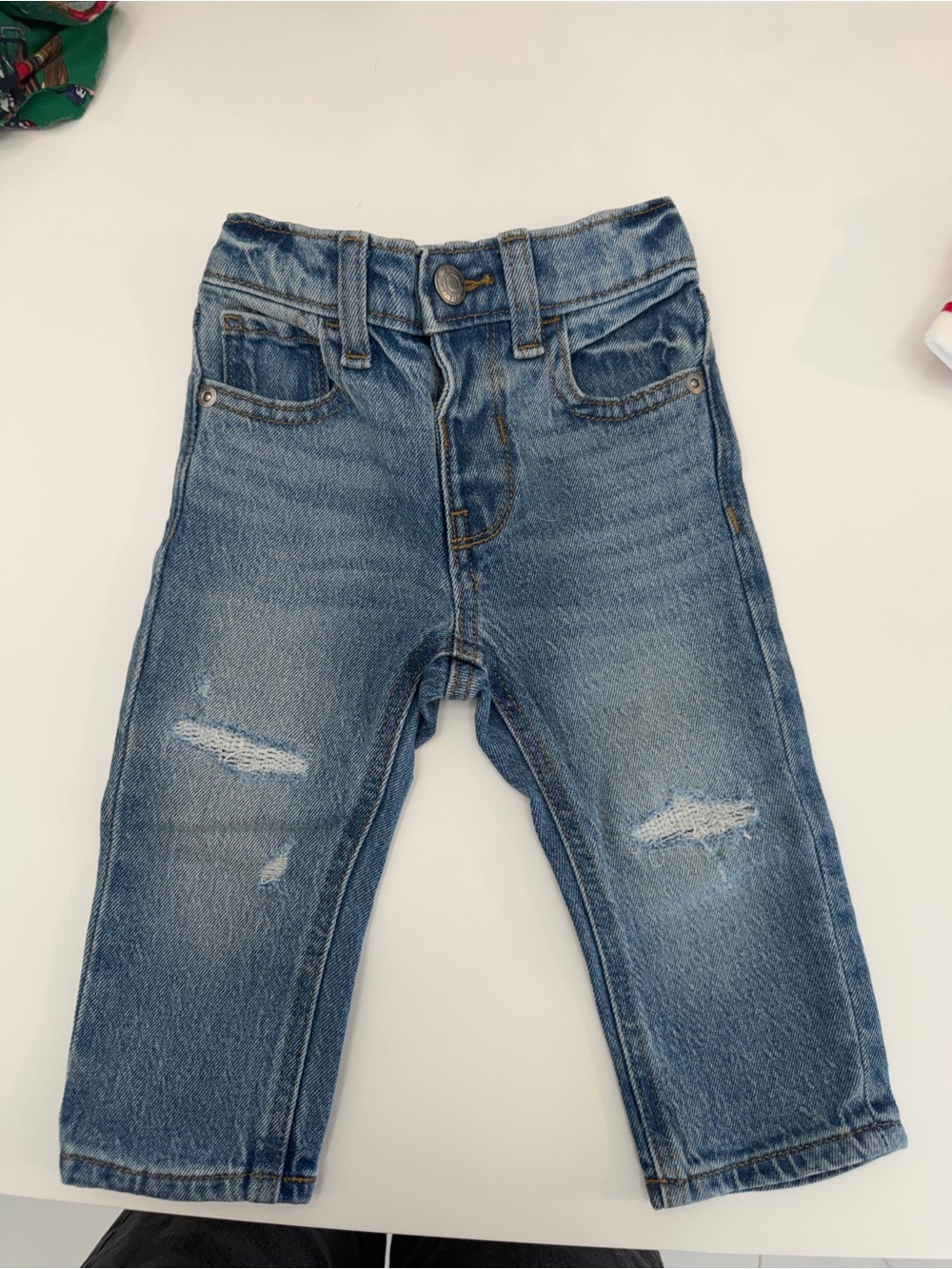 Old Navy Light Blue Distressed Kids Denim Jeans